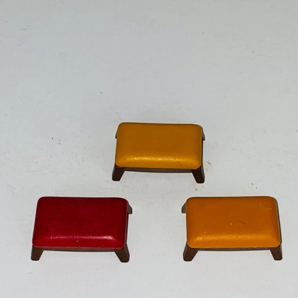 Pretend Play Dollhouse Miniature Accessory Benches - Picture 2 of 3